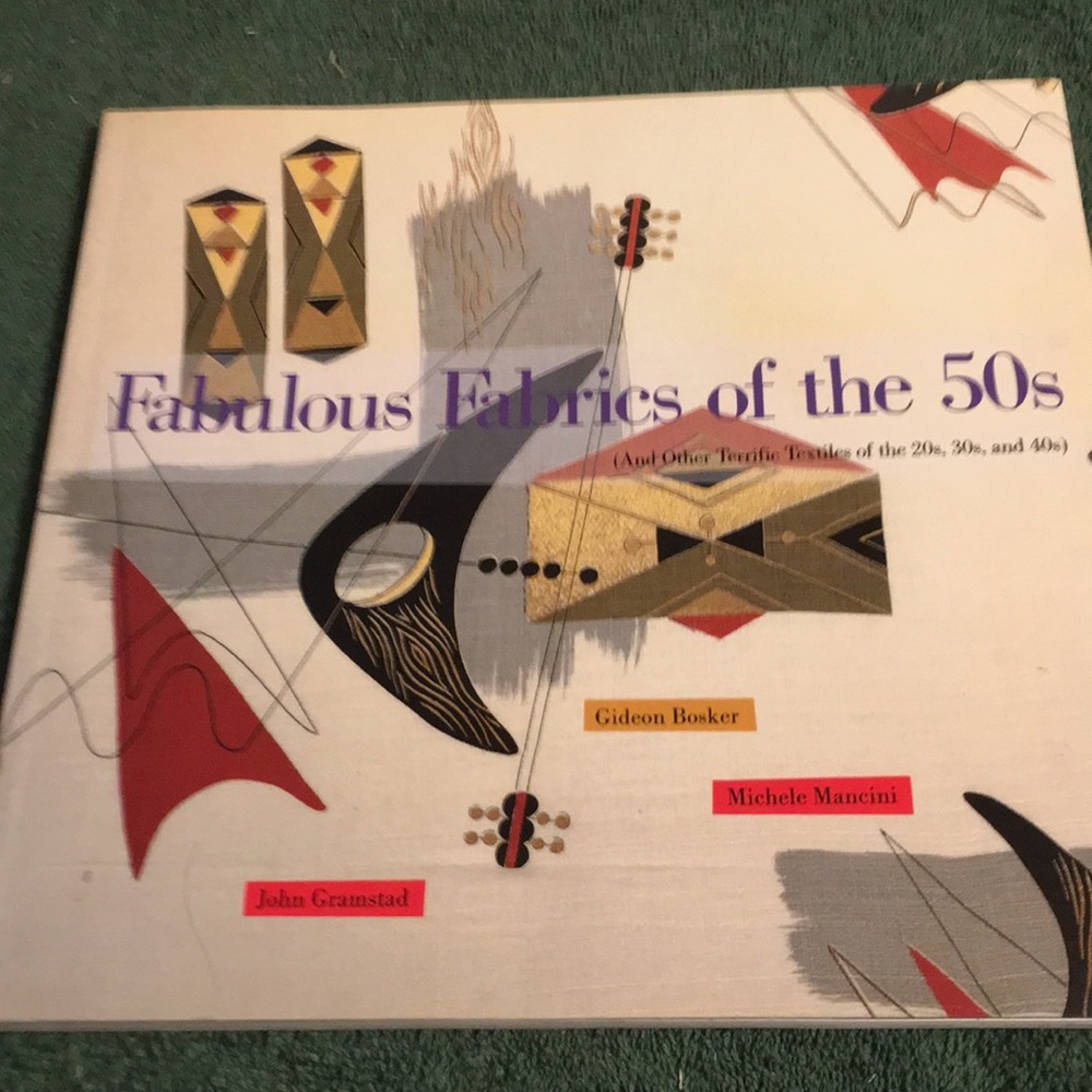 Vintage 1992 “Fabulous Fabrics of the 50s” Oversized sturdy paperback